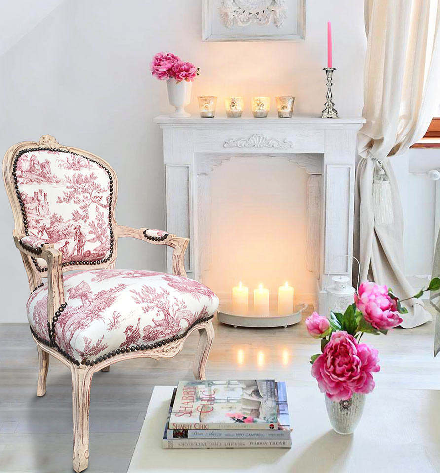 A touch of romanticism for a decoration with "boudoir spirit"